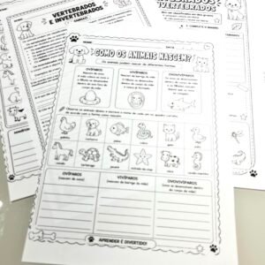 Alternative view of Atividades sobre Animais para Educação - Ciências
